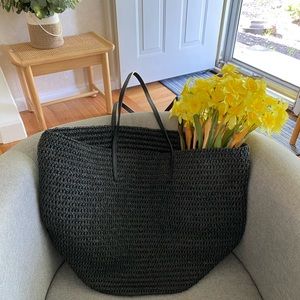 J. Crew Farmer’s Market Straw Tote NWT